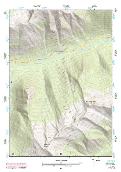 47121NE Page 12 Skykomish River Topo Preview 1