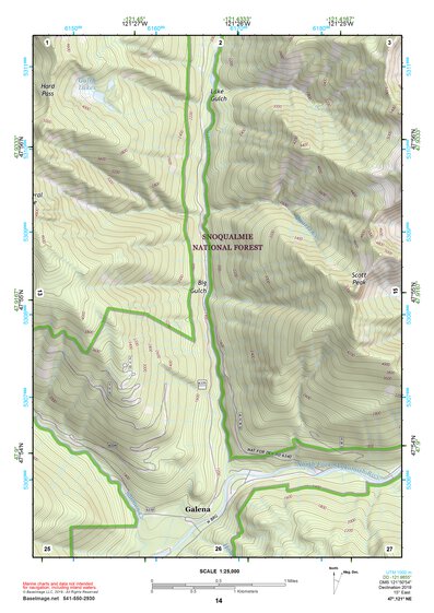47121NE Page 14 Skykomish River Topo Preview 1