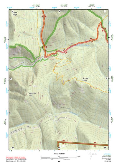 47121NE Page 18 Skykomish River Topo Preview 1