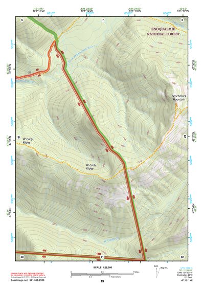 47121NE Page 19 Skykomish River Topo Preview 1