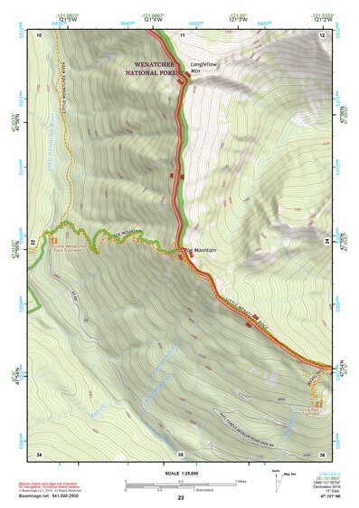 47121NE Page 23 Skykomish River Topo Preview 1