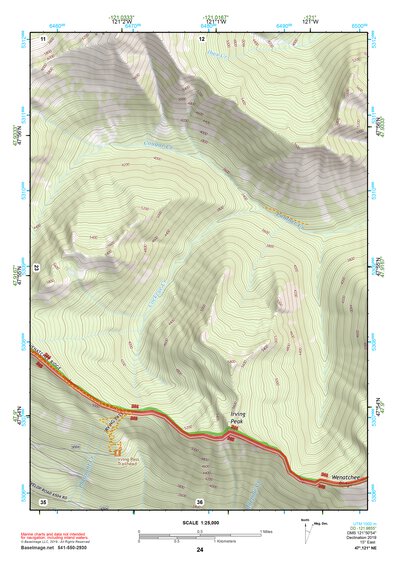 47121NE Page 24 Skykomish River Topo Preview 1