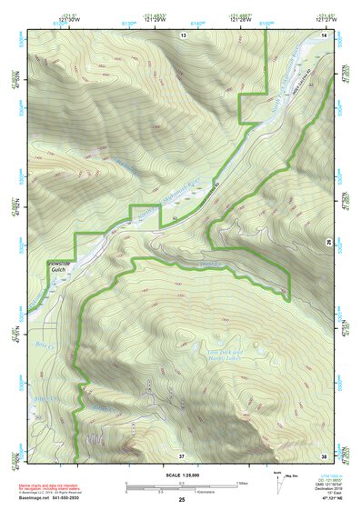 47121NE Page 25 Skykomish River Topo Preview 1