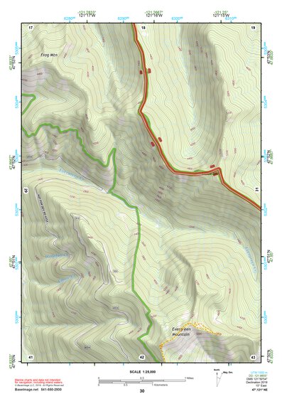 47121NE Page 30 Skykomish River Topo Preview 1