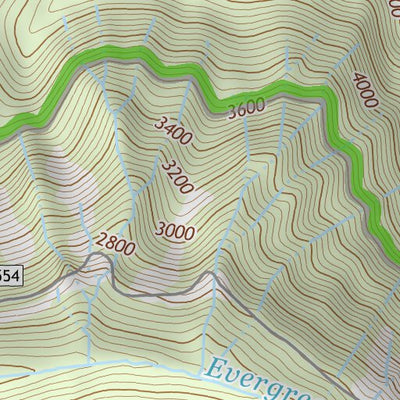 47121NE Page 30 Skykomish River Topo Preview 3