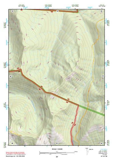 47121NE Page 31 Skykomish River Topo Preview 1