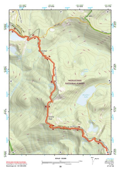 47121NE Page 33 Skykomish River Topo Preview 1