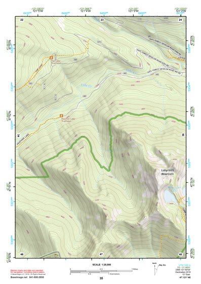 47121NE Page 35 Skykomish River Topo Preview 1