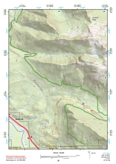 47121NE Page 37 Skykomish River Topo Preview 1
