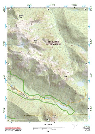47121NE Page 38 Skykomish River Topo Preview 1