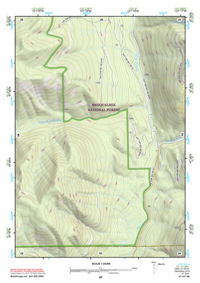 47121NE Page 41 Skykomish River Topo Preview 1