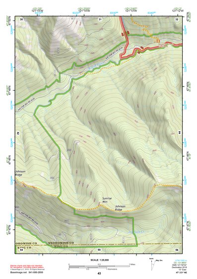 47121NE Page 43 Skykomish River Topo Preview 1