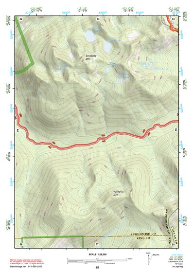 47121NE Page 45 Skykomish River Topo Preview 1
