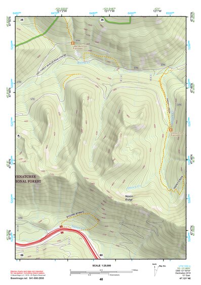 47121NE Page 48 Skykomish River Topo Preview 1