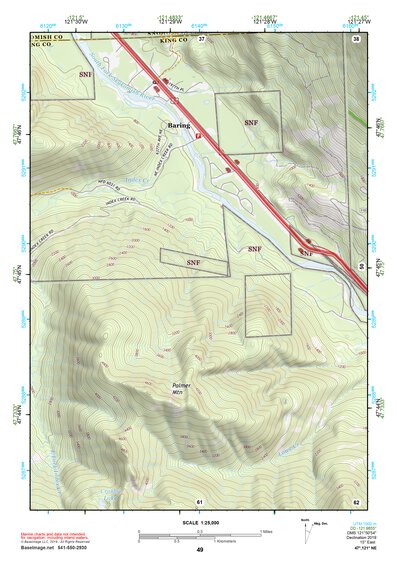 47121NE Page 49 Skykomish River Topo Preview 1