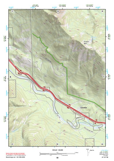 47121NE Page 50 Skykomish River Topo Preview 1