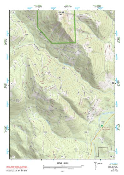 47121NE Page 52 Skykomish River Topo Preview 1