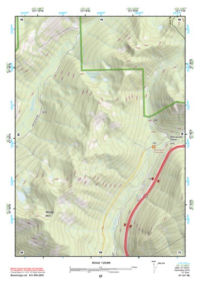 47121NE Page 57 Skykomish River Topo Preview 1