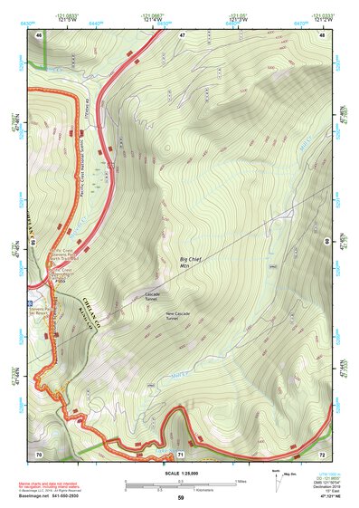 47121NE Page 59 Skykomish River Topo Preview 1