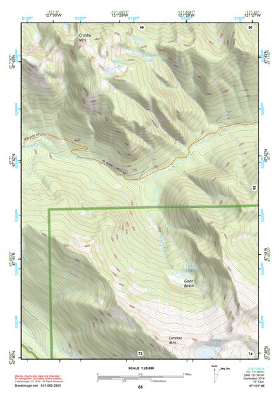 47121NE Page 61 Skykomish River Topo Preview 1