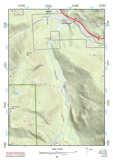 47121NE Page 63 Skykomish River Topo Preview 1