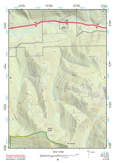 47121NE Page 67 Skykomish River Topo Preview 1