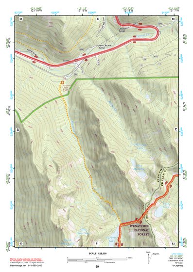 47121NE Page 69 Skykomish River Topo Preview 1