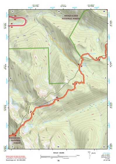 47121NE Page 70 Skykomish River Topo Preview 1