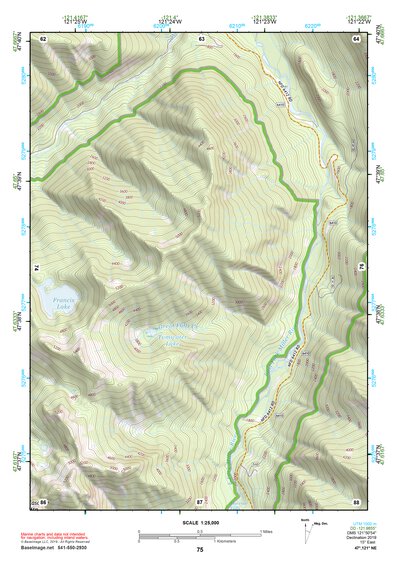 47121NE Page 75 Skykomish River Topo Preview 1