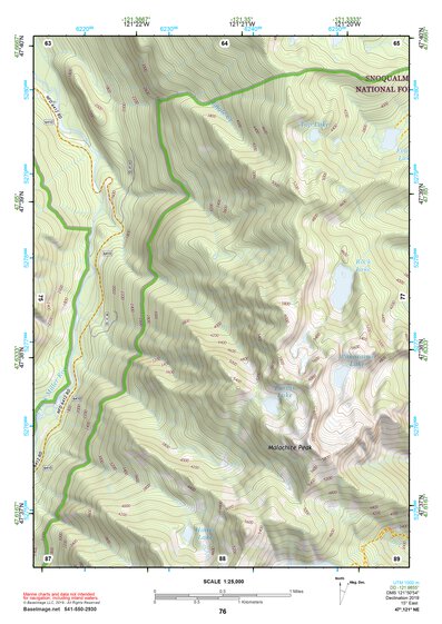 47121NE Page 76 Skykomish River Topo Preview 1