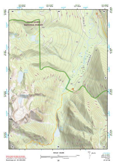 47121NE Page 77 Skykomish River Topo Preview 1