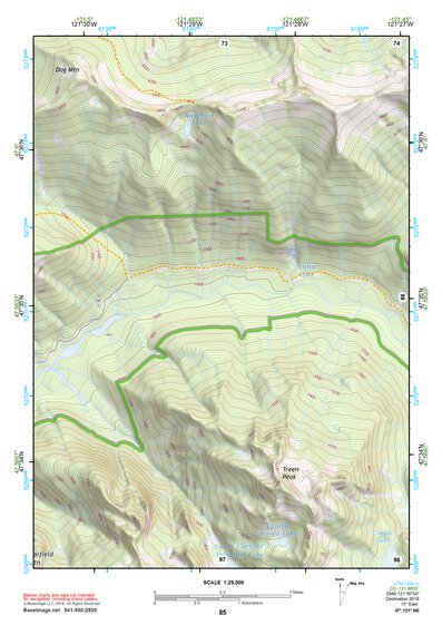47121NE Page 85 Skykomish River Topo Preview 1