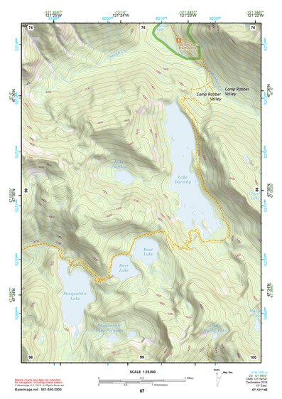 47121NE Page 87 Skykomish River Topo Preview 1