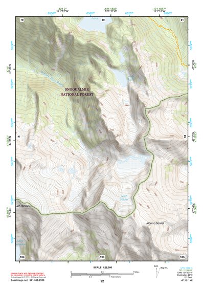 47121NE Page 92 Skykomish River Topo Preview 1