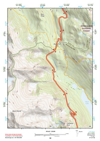 47121NE Page 93 Skykomish River Topo Preview 1