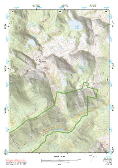 47121NE Page 100 Skykomish River Topo Preview 1