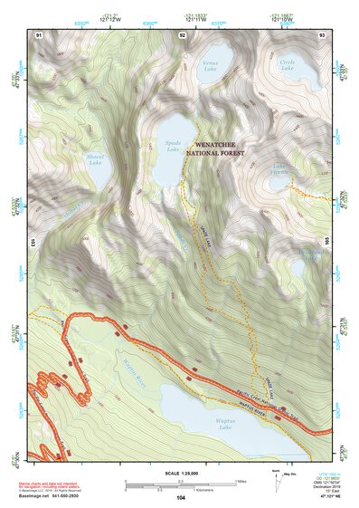 47121NE Page 104 Skykomish River Topo Preview 1