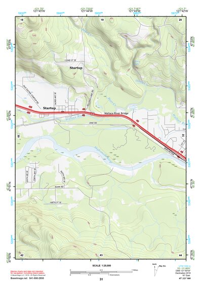 47121NW Page 31 Skykomish River Topo Preview 1