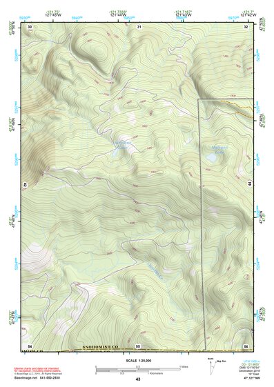 47121NW Page 43 Skykomish River Topo Preview 1