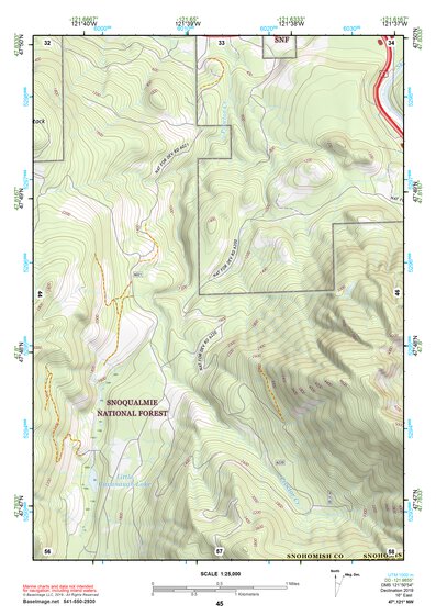 47121NW Page 45 Skykomish River Topo Preview 1