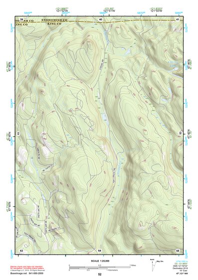 47121NW Page 52 Skykomish River Topo Preview 1