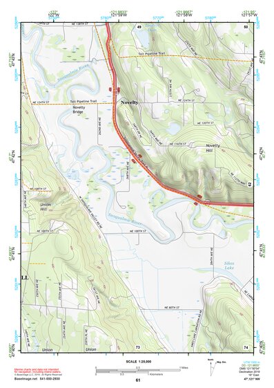 47121NW Page 61 Skykomish River Topo Preview 1
