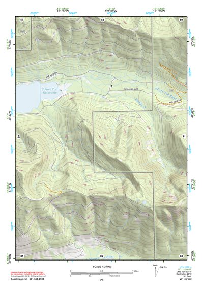 47121NW Page 70 Skykomish River Topo Preview 1