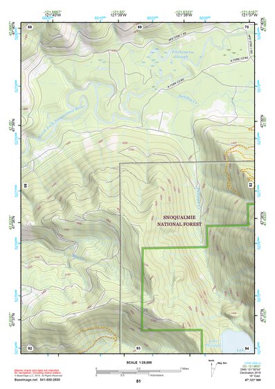 47121NW Page 81 Skykomish River Topo Preview 1