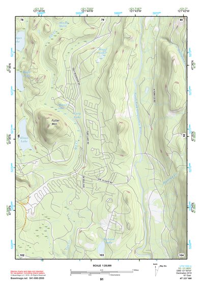 47121NW Page 91 Skykomish River Topo Preview 1