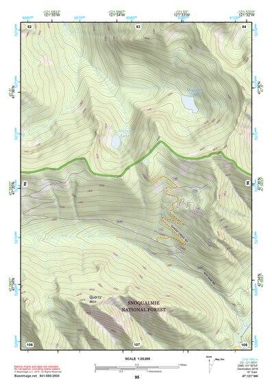 47121NW Page 95 Skykomish River Topo Preview 1