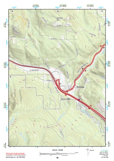 47121NW Page 98 Skykomish River Topo Preview 1