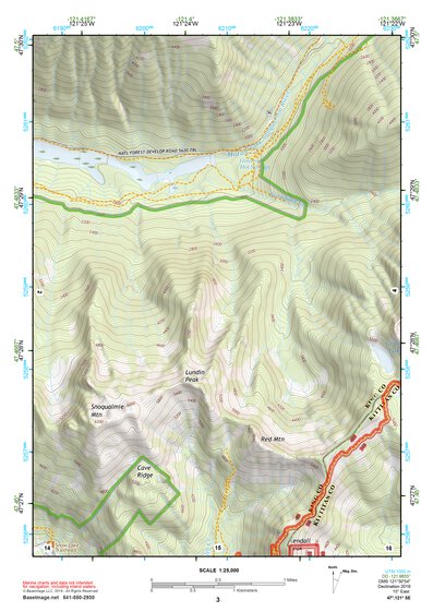 47121SE Page 3 Snoqualmie Pass Topo Preview 1