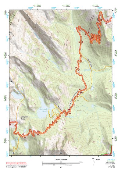 47121SE Page 6 Snoqualmie Pass Topo Preview 1