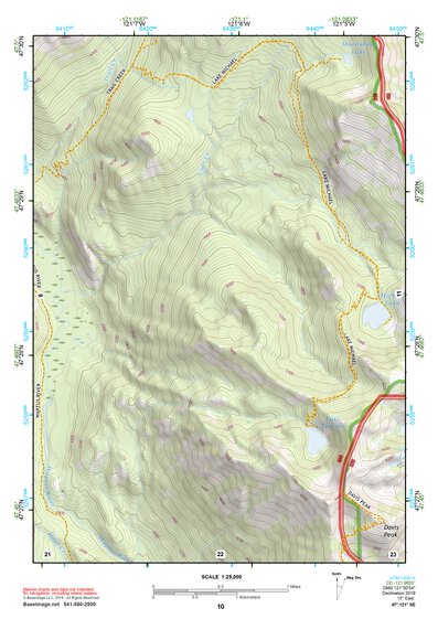 47121SE Page 10 Snoqualmie Pass Topo Preview 1